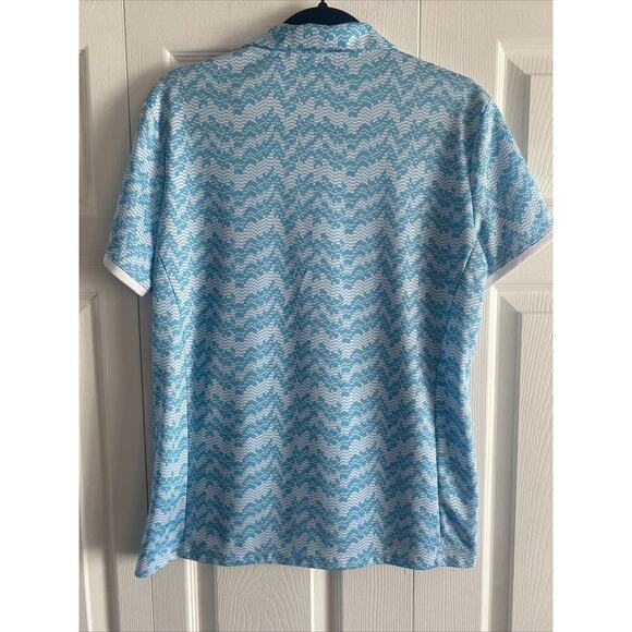 Mimosa by N'Vo Women's XL Blue Collared Golf Polo Wicking Performance Active - Picture 6 of 6